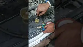#kia carens#AC gas#compressor oil#feeling
