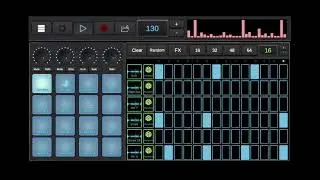 sample beat using dubstep music creator app