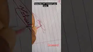 beautiful signature of Mohanraj| bhy signs (requested) #signature #shorts #mohanraj