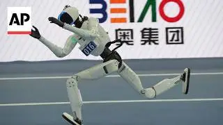 Over 2,000 robots compete for gold at World Humanoid Games in China