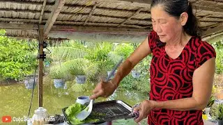Bánh lọt mẹ làm bằng khuôn tự chế, cách nấu nước đường màu đẹp từ đường cát của mẹ