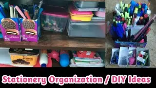Desk + Stationery Organization in Tamil | Study Table Organization Ideas | DIY Stationery Organizer