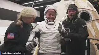 Astronauts splash down to Earth after medical evacuation from space station