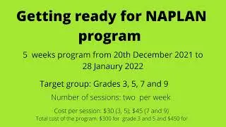 Summer tutoring program for Success