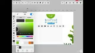 Starting henna business packaging design using Vectornator ✨