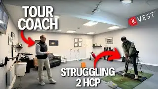 World Renowned Golf Coach Transforms My Swing! 🏌️&zwj;♂️ First Time Using K-Vest w/ Chris Brook