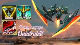Mecha Nocturne perma ganks and Quadrakill jungle gameplay