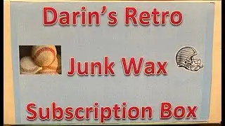 Big RC Hit! Darin's Retro Junk Wax Subscription box break - Baseball card packs rip from 1987 - 1991