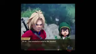 Dragon Quest 7: Reimagined First Slime Battle #rpg #gaming #dragonquest #squareenix #dragonquest7