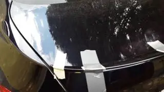 BMW F10  M5 Trunk and  AC Roof spoiler install  www.bmwtuning.hu