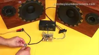 Amplificador est&eacute;reo con TA8210   YouTube