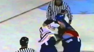 Basil McRae vs Brad May Oct 22, 1995