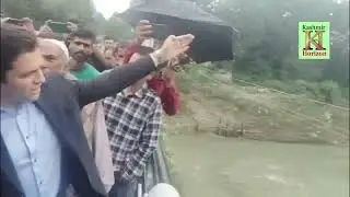 Visits Kulgam, Reviews Flood Damages, visits serval areas for on ground damage Assessments.
