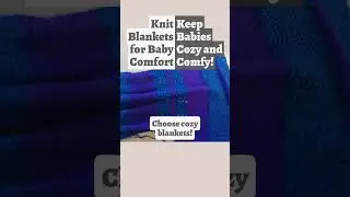 Wash your knit blankets with gentle baby detergent to maintain their softness and longevity #protip