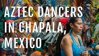 Aztec Dancers at the Fiesta for the Virgin of Zapopan in Chapala, Mexico
