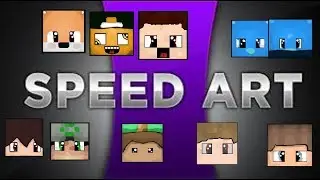 (Speedart) FREE Minecraft Cartoon Head for Cookiecrafter // Tyrol & Prafix