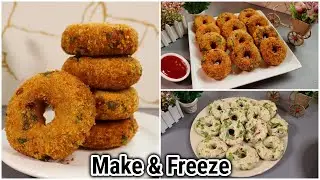 Mazedaar Chicken Potato Donuts Recipe By Chef Maria | Quick & Tasty Evening Snack | Make & Freeze