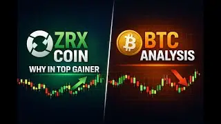 Bitcoin Update & ZRX Coin Top Gainer Explained | Chart Analysis Hindi | Dollar With Raj