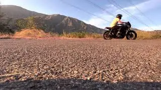 Triumph street twin w motone Saturn V exhaust