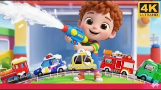 Car Wash Song | Fire Truck Wash🛻 | Let's Wash the Cars | Nursery Rhymes & Kids Songs | LiChaCha
