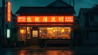 Shinto Shrine Spring Rain Lofi Hip Hop | Calm Ambience for Focus