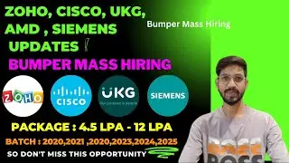 Bumper Mass Hiring 😱| Off-Campus Drive | Batch: 2025/ 2024/ 23/ 22 | Apply now🔥