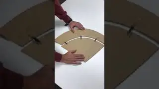 Curved Veneer Reception Desk Assembly