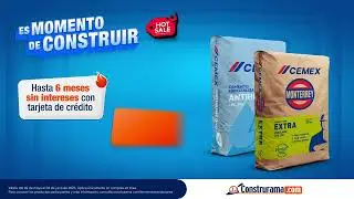 Promoci&oacute;n especial en Cementos Cemex | Hasta 6 meses sin intereses comprando en l&iacute;nea en Construrama