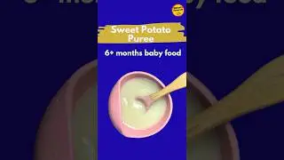Sweet Potato Puree for 6+ months babies| baby food recipe #babyrecipes #babyfood #trending #viral
