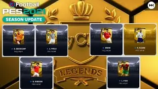 PES2021 😍 European Legends 😍 Box Draw Pack Opening (Part-1)