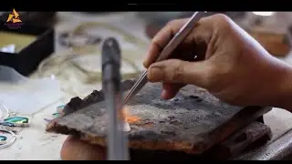 Proses Pengolahan Kerajinan Perak di Desa Celuk Gianyar