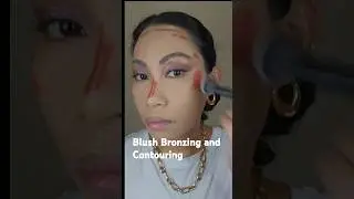 Blush contouring and bronzing. #blushhack #blushcombo #blushcontouring #bronzing #makeupforever