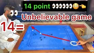 Carrom match world record￼ huge Short unbelievable impossible￼￼ no skip full video 55 Second￼ 👀👈￼