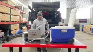 Mr Heater Camping Shower- 2 Minute Tailgate Overland Review- Leemen Upfit