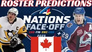 2025 Team Canada Projected Roster 4 Nations Face-Off