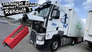 Instalação do Inversor/Transformador no Renault T/Volvo Fh