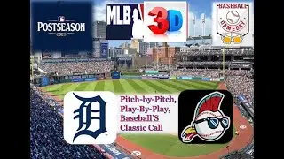 Detroit Tigers vs Cleveland Guardians ALWCS | MLB Postseason 3D LIVE Stream Play-by-Play Watch Party