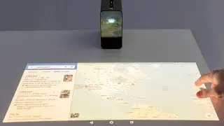 Sony Xperia Touch Projector turns any table or wall into a 23' Android tablet