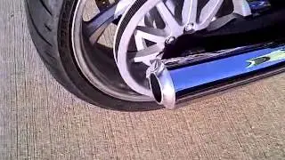 Before and after. Stock pipes to RPW Thor. 2009 Victory Hammer.