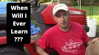 BURNED BY AFTERMARKET PARTS !! Ground Drive Pulley FAILURE - Scotts S2046 Lawn Tractor - MY BAD!!!