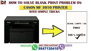 Canon MF 3010 Printer Blank Print Problem Repair | 100 % Solved | Step By Step Full Video In Nepali
