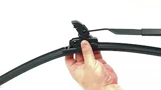 REFRESH HY-103 Universal Flat Wiper blade Installation Video - U-Hook