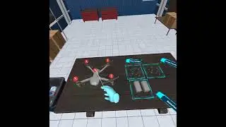 VR Drone Maintenance and Repair Project - Unity 3D - Meta Quest 3 - XR Interaction ToolKit