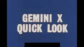 Полёт корабля Джемини 10 / Gemini 10 Quick Look (1966)