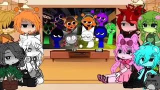 Sprunki Incredibox React To Sprunki Horror Vs Sprunki Normal FNF II Gacha Club 🐰