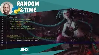 Python: Terminal app fun script using random choice and time.