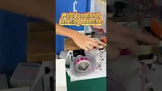 This is a multi functional labeling machine. #labelingmachine#box#sticker#label#rightangle#agent