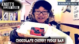 Chocolate Cherry Fudge Bar at Ghost Town Bakery: 2024 Knott's Spooky Farm / Knott's Scary Farm