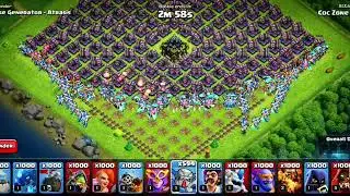 3 Different Troops vs 200 Max Cannon! | #coc #max #video
