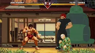 BAKI HANMA vs YUJIRO HANMA - High level insane fight❗
